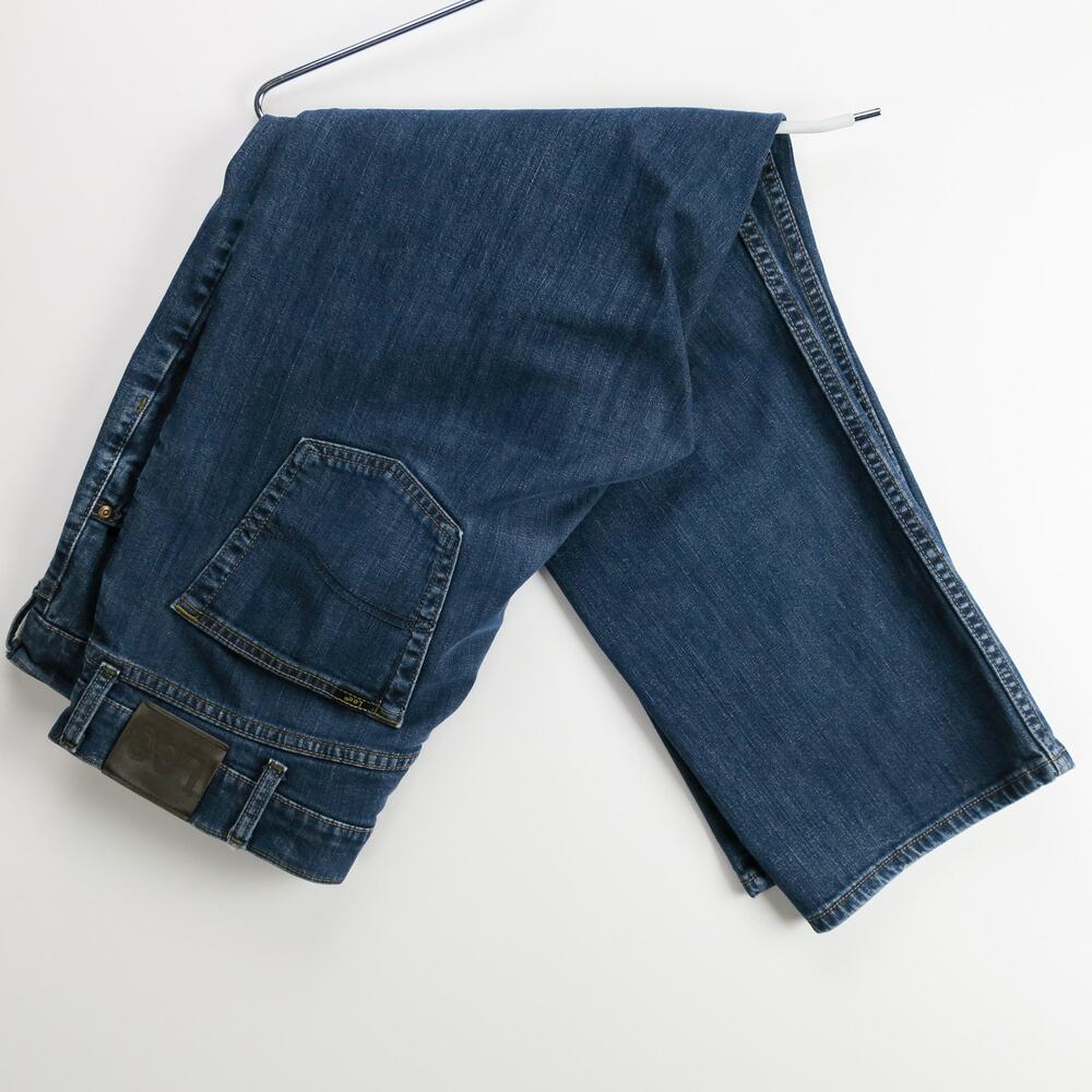 Men’s Jeans 40x30 Lee Regular Fit Stretch Blue Denim 5-Pocket Premium Select